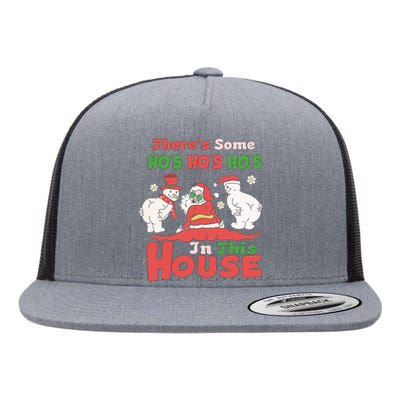 Ice Hockey Christmas Ornament Tree Funny Xmas Gift Flat Bill Trucker Hat