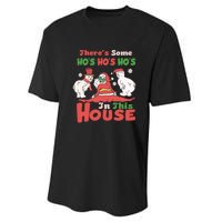 Ice Hockey Christmas Ornament Tree Funny Xmas Gift Performance Sprint T-Shirt