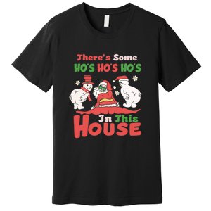 Ice Hockey Christmas Ornament Tree Funny Xmas Gift Premium T-Shirt