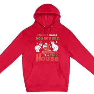 Ice Hockey Christmas Ornament Tree Funny Xmas Gift Premium Pullover Hoodie