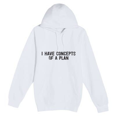 I Have Concepts Of A Plan Political 2024 Premium Pullover Hoodie