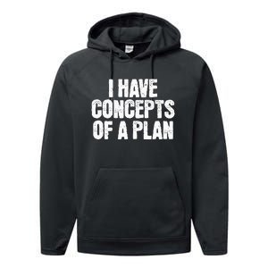 I Have Concepts Of A Plan Funny Pro Kamala Harris Election Performance Fleece Hoodie