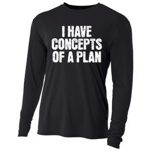 I Have Concepts Of A Plan Funny Pro Kamala Harris Election Cooling Performance Long Sleeve Crew