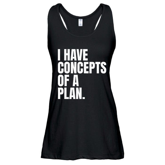 I Have Concepts Of A Plan Funny Pro Kamala Harris Election Ladies Essential Flowy Tank