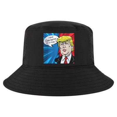 I Have Concepts Of A Plan Trump Harris 2024 Cool Comfort Performance Bucket Hat