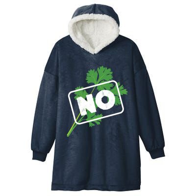 I Hate Coriander No Cilantro Allergy Gift Hooded Wearable Blanket