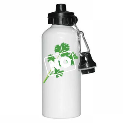 I Hate Coriander No Cilantro Allergy Gift Aluminum Water Bottle