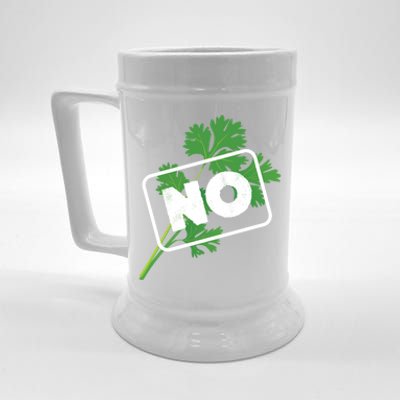 I Hate Coriander No Cilantro Allergy Gift Beer Stein