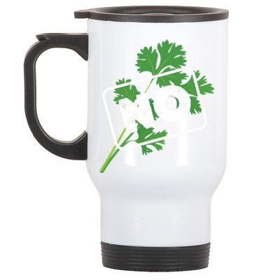 I Hate Coriander No Cilantro Allergy Gift Stainless Steel Travel Mug