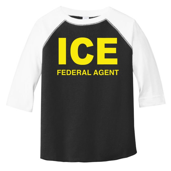 Ice Halloween Costume Federal Agent Police Immigration Toddler Fine Jersey T-Shirt