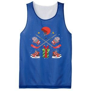 Ice Hockey Christmas Tree Ornats Funny Xmas Gift Mesh Reversible Basketball Jersey Tank