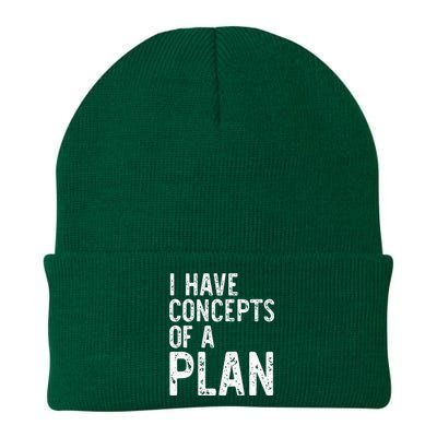 I Have Concepts Of A Plan Political 2024 Knit Cap Winter Beanie