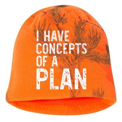 I Have Concepts Of A Plan Political 2024 Kati - Camo Knit Beanie