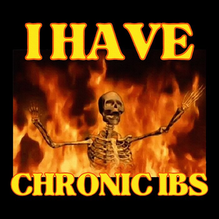 I Have Chronic Ibs Funny Cool Hard Skeleton Meme City Backpack