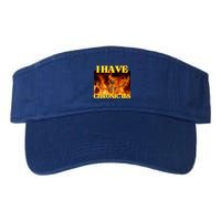 I Have Chronic Ibs Funny Cool Hard Skeleton Meme Visor