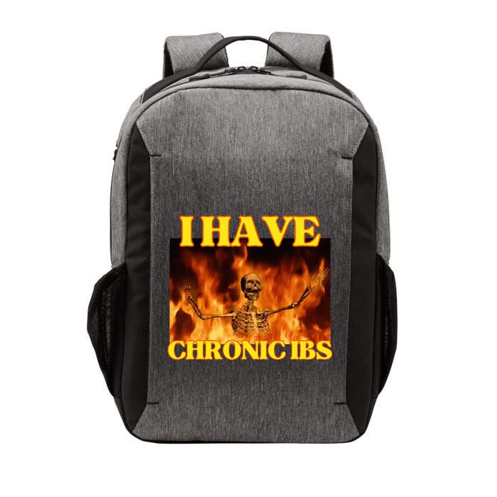 I Have Chronic Ibs Funny Cool Hard Skeleton Meme Vector Backpack
