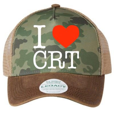 I Heart CRT Critical Race Theory Racial Justice BLM Legacy Tie Dye Trucker Hat