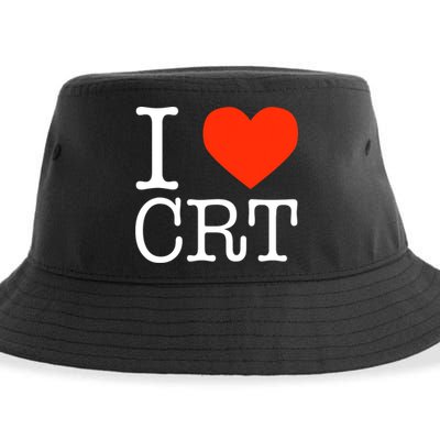 I Heart CRT Critical Race Theory Racial Justice BLM Sustainable Bucket Hat