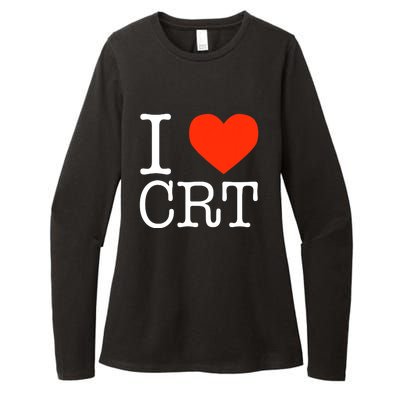 I Heart CRT Critical Race Theory Racial Justice BLM Womens CVC Long Sleeve Shirt