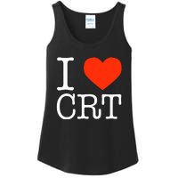 I Heart CRT Critical Race Theory Racial Justice BLM Ladies Essential Tank