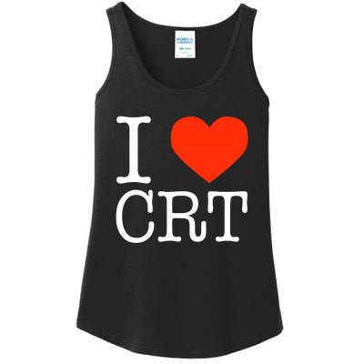 I Heart CRT Critical Race Theory Racial Justice BLM Ladies Essential Tank