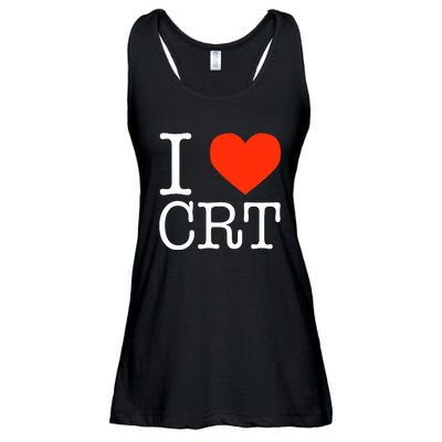 I Heart CRT Critical Race Theory Racial Justice BLM Ladies Essential Flowy Tank