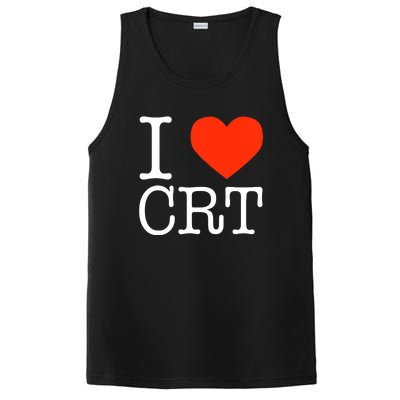 I Heart CRT Critical Race Theory Racial Justice BLM PosiCharge Competitor Tank