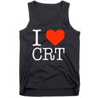 I Heart CRT Critical Race Theory Racial Justice BLM Tank Top