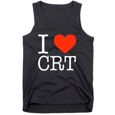 I Heart CRT Critical Race Theory Racial Justice BLM Tank Top