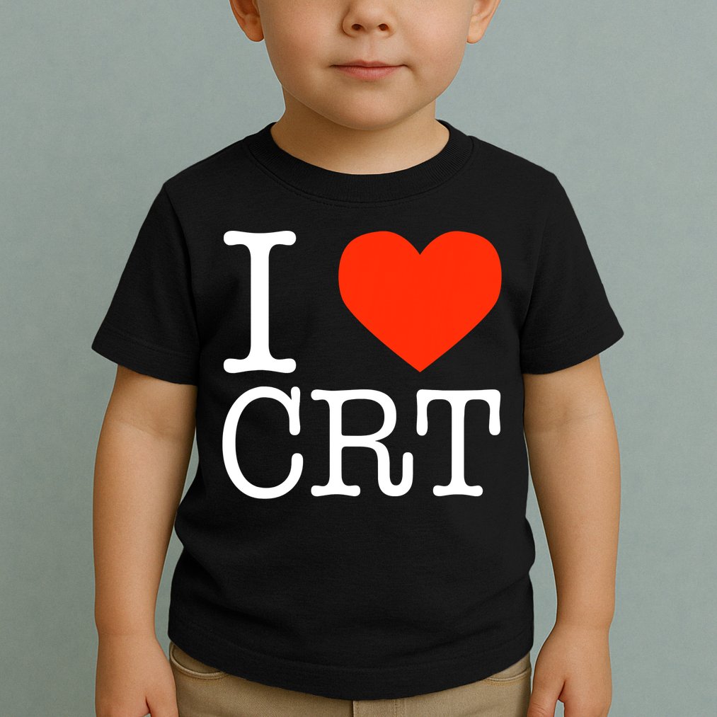 I Heart CRT Critical Race Theory Racial Justice BLM Toddler T-Shirt