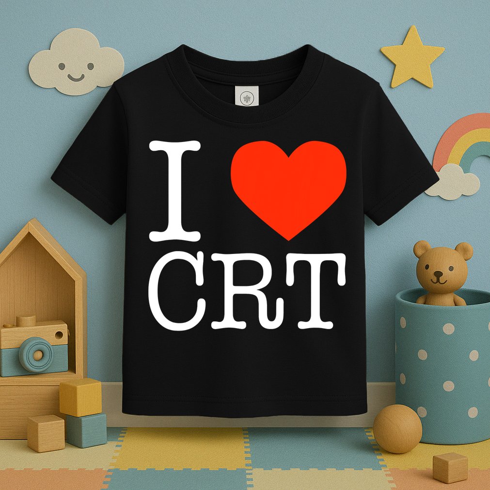 I Heart CRT Critical Race Theory Racial Justice BLM Toddler T-Shirt