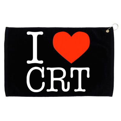 I Heart CRT Critical Race Theory Racial Justice BLM Grommeted Golf Towel