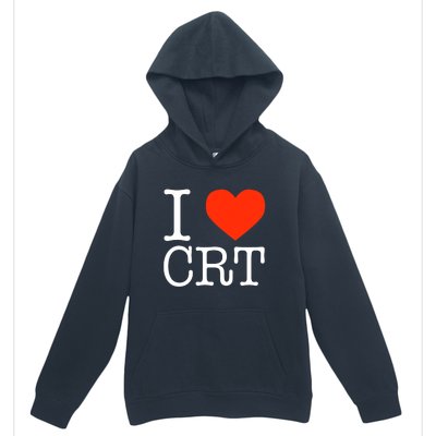 I Heart CRT Critical Race Theory Racial Justice BLM Urban Pullover Hoodie