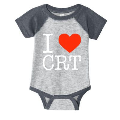 I Heart CRT Critical Race Theory Racial Justice BLM Infant Baby Jersey Bodysuit