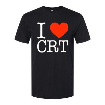 I Heart CRT Critical Race Theory Racial Justice BLM Softstyle CVC T-Shirt