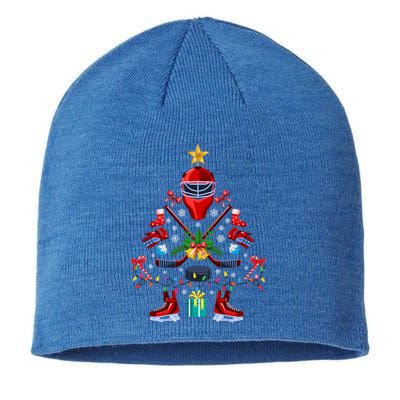 Ice Hockey Christmas Ornat Tree Cute Cute Gift Sustainable Beanie