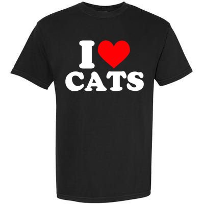 I Heart Cats Shirt I Heart Cats Tshirt I Love Cats Shirt Garment-Dyed Heavyweight T-Shirt