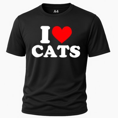 I Heart Cats Shirt I Heart Cats Tshirt I Love Cats Shirt Performance Shirt