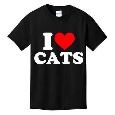 I Heart Cats Shirt I Heart Cats Tshirt I Love Cats Shirt Kids T-Shirt