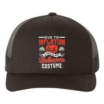 InflationInspired Halloween Costume Stagflation Yupoong Adult 5-Panel Trucker Hat