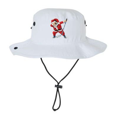 Ice Hockey Dabbing Santa Claus Hockey Player Christmas Gift Legacy Cool Fit Booney Bucket Hat