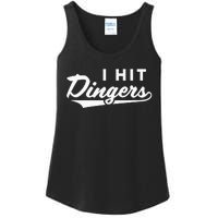 I Hit Dingers Ladies Essential Tank