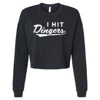 I Hit Dingers Cropped Pullover Crew