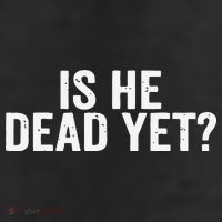 Is He Dead Yet Back Print 25L Jumbo Tote