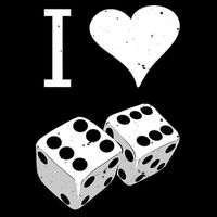 I Heart Dice Rolling Playing Betting Gambling Love Impact Tech Backpack
