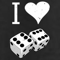 I Heart Dice Rolling Playing Betting Gambling Love Adult Drive Performance Visor