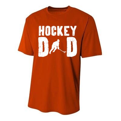 Ice Hockey Dad Cool Fathers Day Player Goalie Coach Papa Gift Performance Sprint T-Shirt