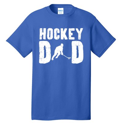 Ice Hockey Dad Cool Fathers Day Player Goalie Coach Papa Gift Tall T-Shirt