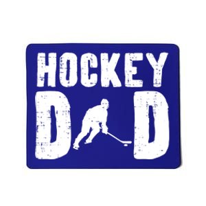 Ice Hockey Dad Cool Fathers Day Player Goalie Coach Papa Gift Mousepad