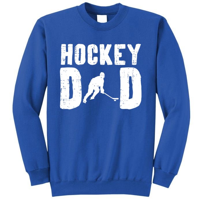 Ice Hockey Dad Cool Fathers Day Player Goalie Coach Papa Gift Tall Sweatshirt